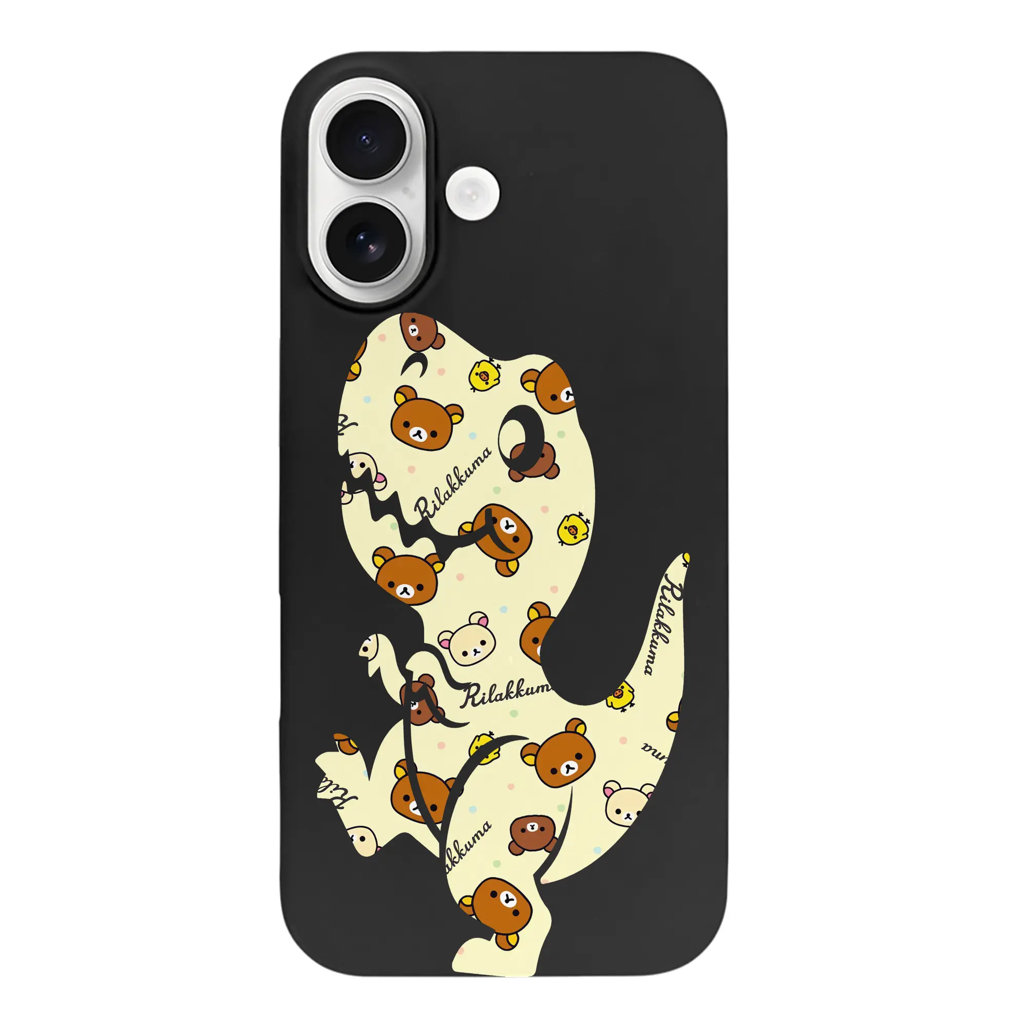 リラックマ (Rilakkuma) グッズ リラックマ (Rilakkuma) - iPhone 17 シリーズ シリコンケース 薄型 耐衝撃 指紋防止 ソフトタッチカバー 精密フィット 傷防止 保護ケース iPhone 17/17 Air/17 Pro/17 Pro Max 対応